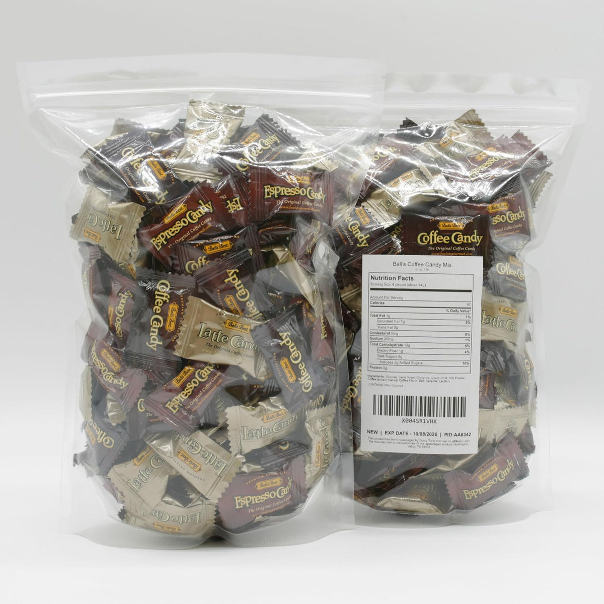 Donty-Tonty Espresso flavor candy exterior highlights rich roasted notes