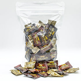 Donty-Tonty Coffee Candies soft cream filling close-up shows smooth texture