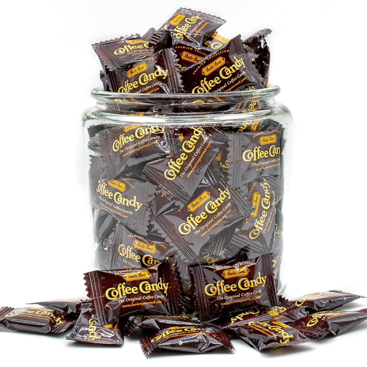 Donty-Tonty Coffee Candy close-up shows hard caramel texture and roasted notes.