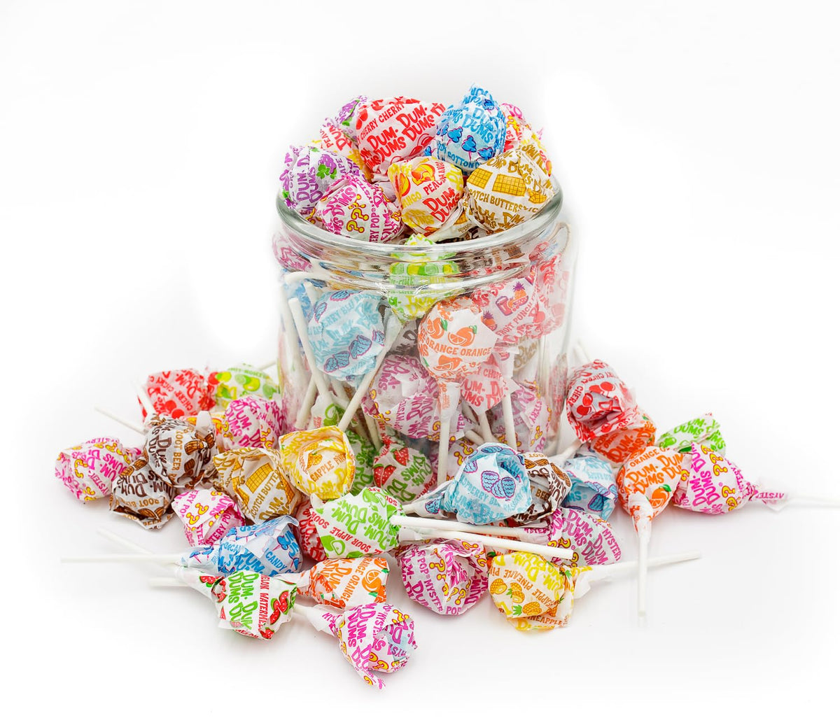 Donty-Tonty DUM DUMS watermelon pops with glossy wrappers for grab-and-go snacks