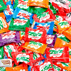 Donty-Tonty fizzy-filled hard candy bag shows vibrant colors for sharing.