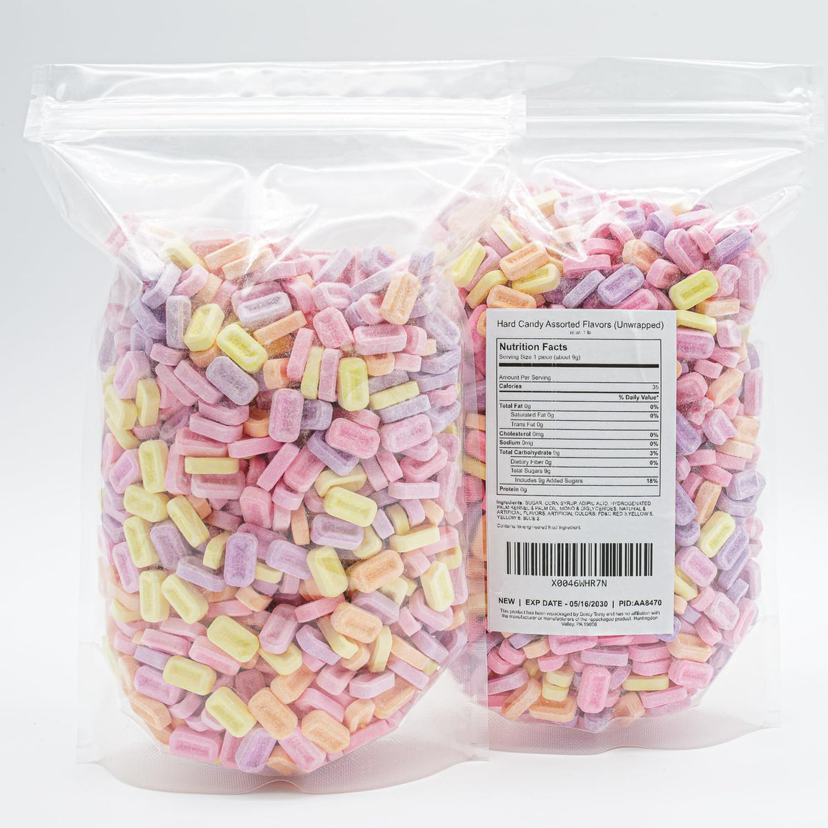Donty-Tonty cherry-flavor candy for festive treats and refills.
