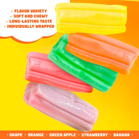 Donty-Tonty Fruit Chews bag-clear packaging protects flavor while staying visible.