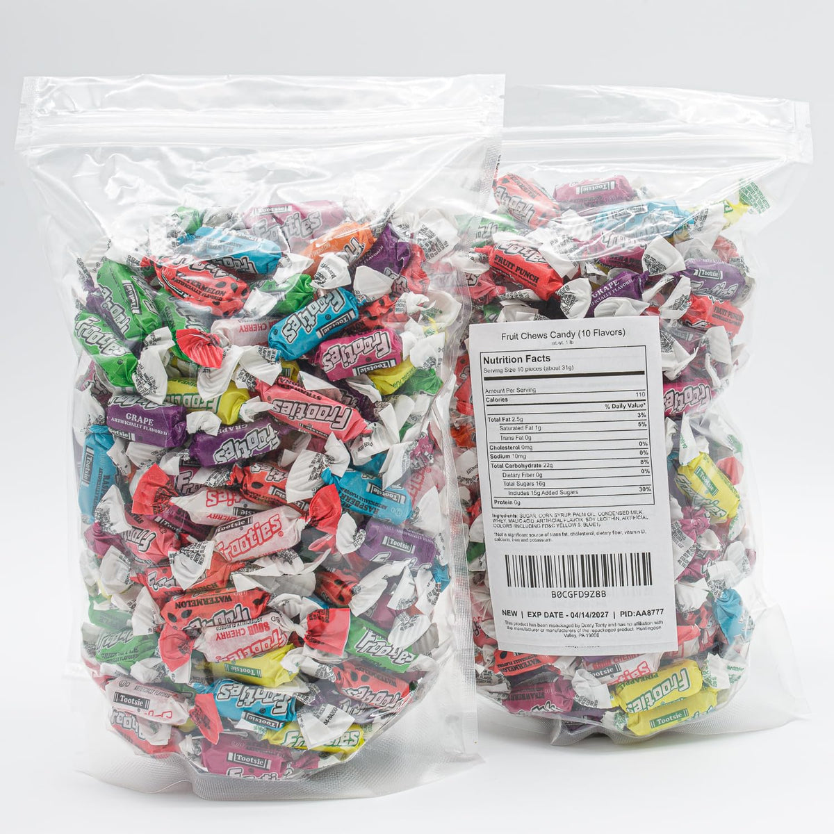 Donty-Tonty individually wrapped taffy, easy on-the-go snacking and freshness.