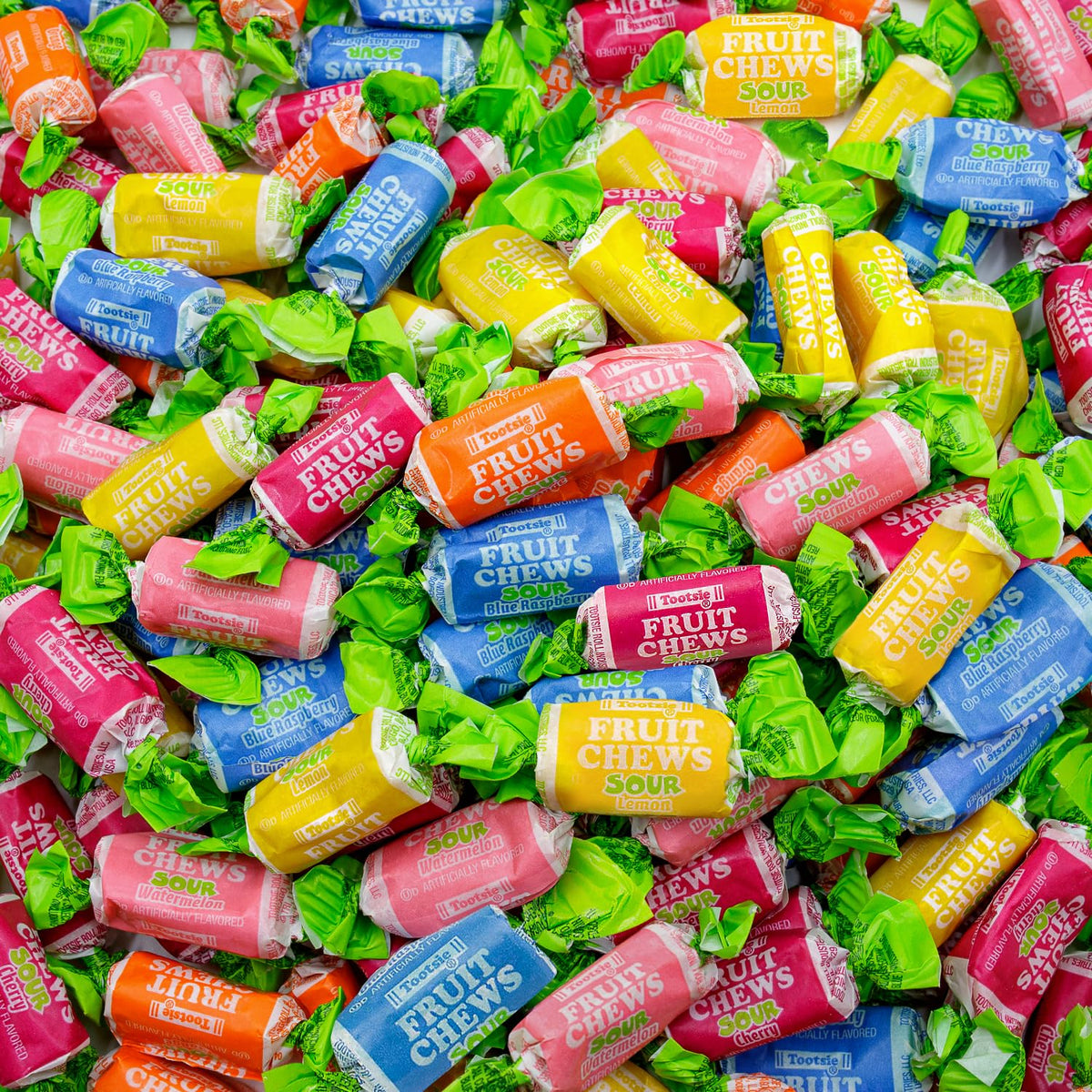Donty-Tonty fruit chews bulk bag of sour candy