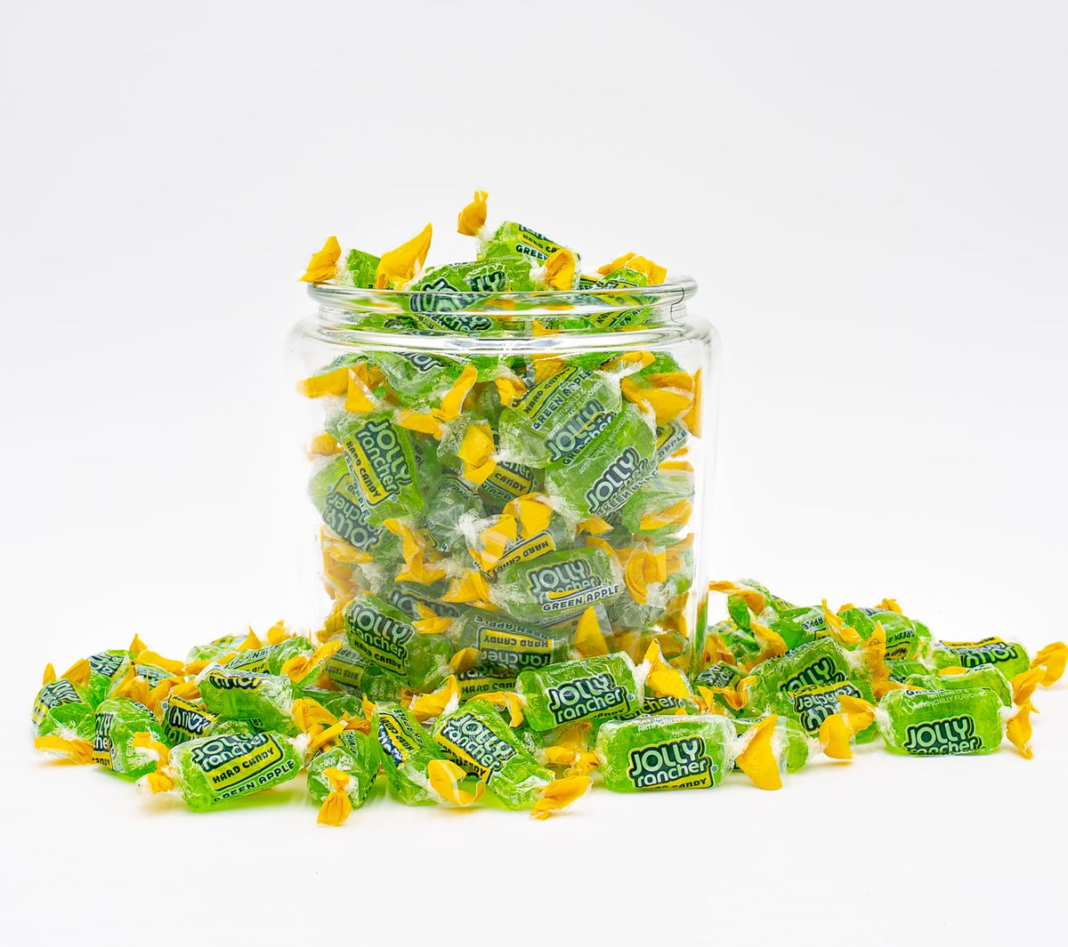 Donty-Tonty bulk 2 lb Green Apple hard candy ready for gifts.