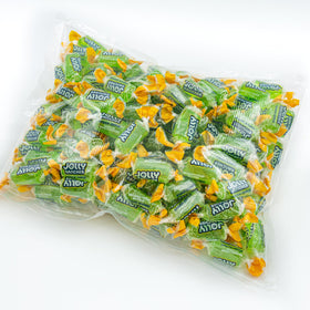 Donty-Tonty Green Apple candies in bulk packaging for events.