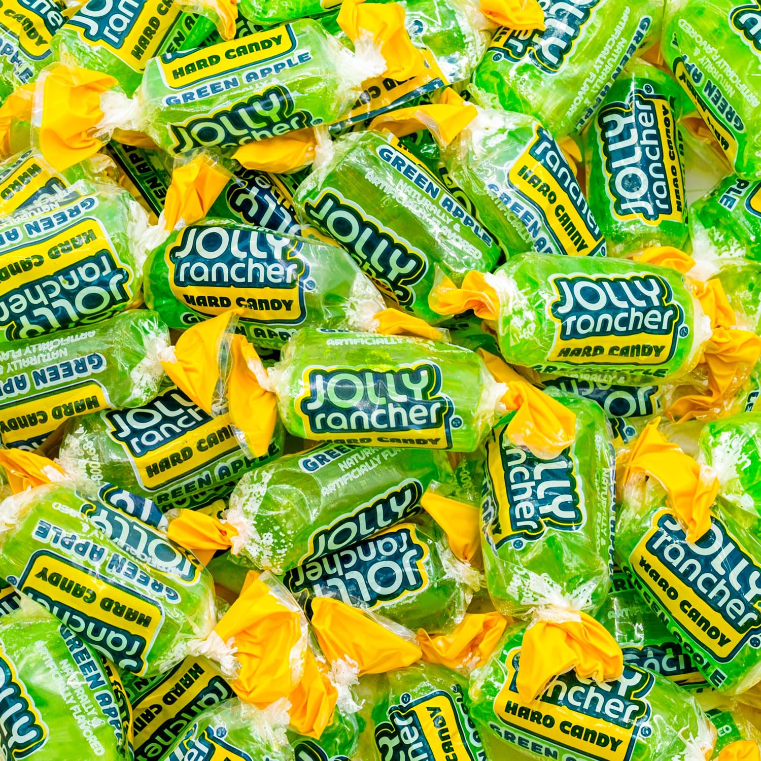 Donty-Tonty Green Apple hard candy offers bold flavor, perfect for a quick treat.