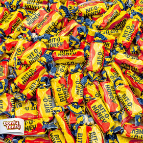 Donty-Tonty Honey and Almond Taffy bulk bag 2 lb ideal for parties and sharing