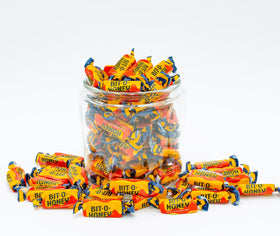 Donty-Tonty Honey Almond Taffy clear packaging protects freshness and visibility