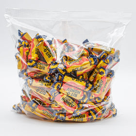 Donty-Tonty Honey Almond Taffy soft chewy texture close-up