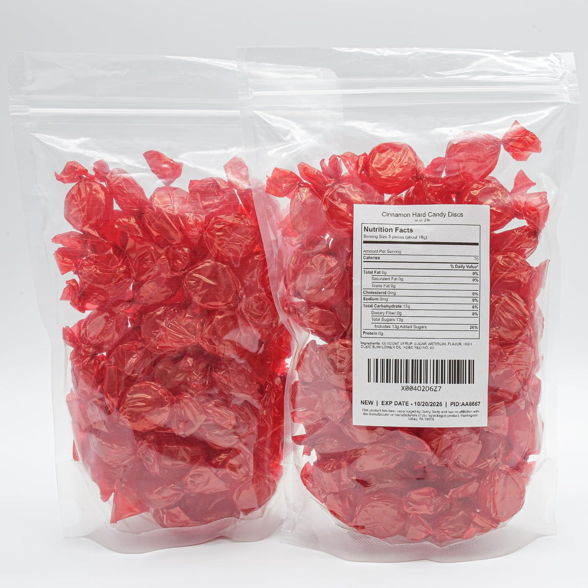 Donty-Tonty individually wrapped discs ensure hygiene and easy sharing.