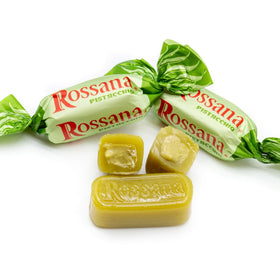 Donty-Tonty gluten-free pistachio candy label highlights dietary option.