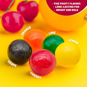 Donty-Tonty Jaw Breakers cherry flavor for fruity, long-lasting snacking.