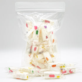 Donty-Tonty JUJUBE NOUGAT Tropical transparent packaging protects flavor.