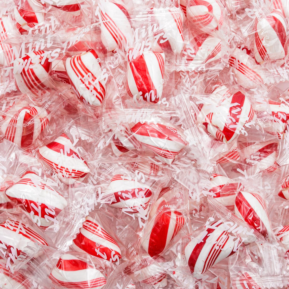 Donty-Tonty peppermint bulk 2 lb red and white mints ideal for candy bowls