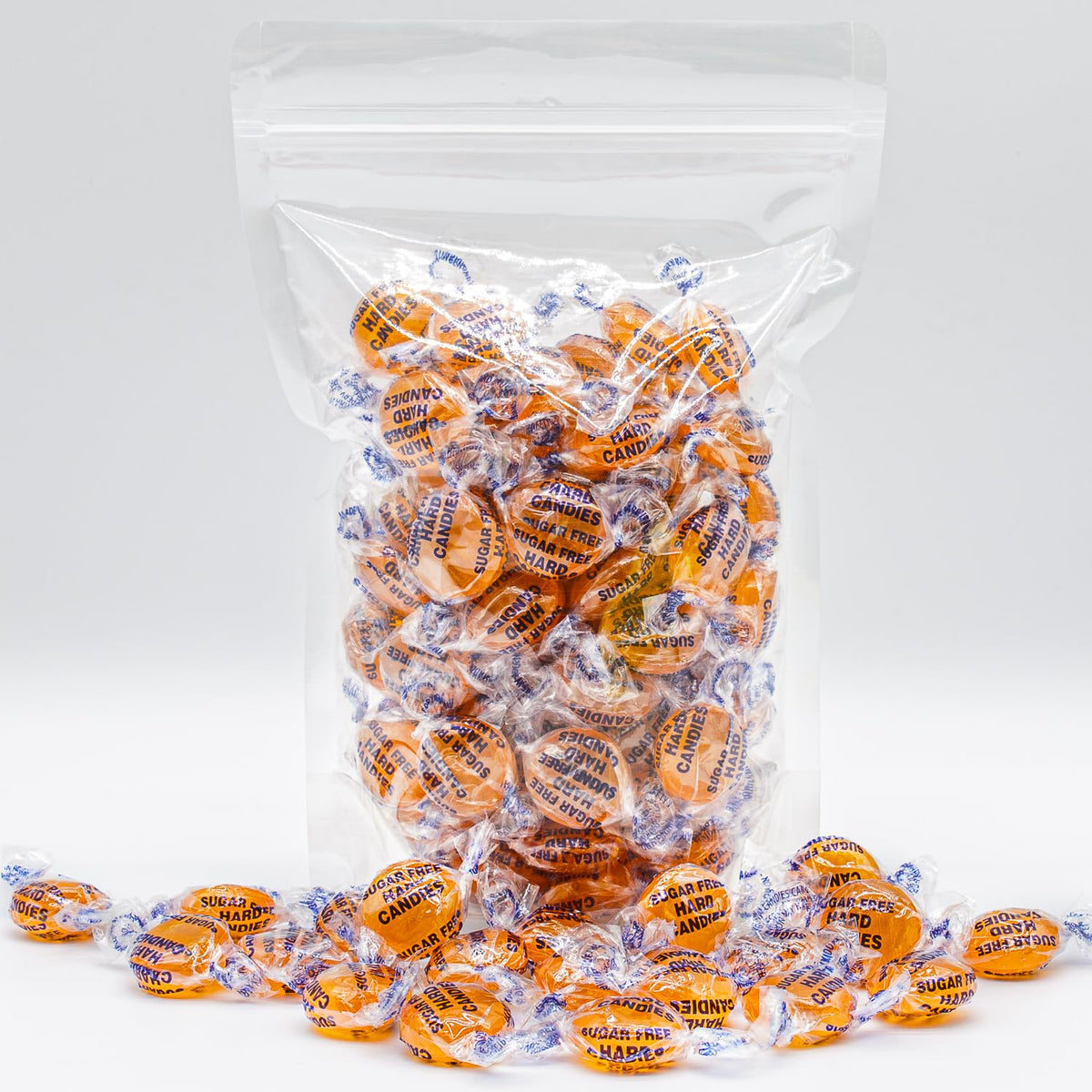 Donty-Tonty resealable bulk candy bag keeps flavor intact for later enjoyment.