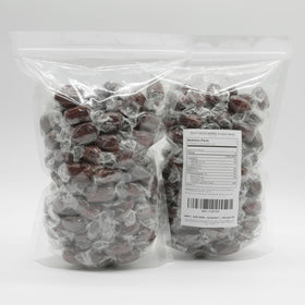 Donty-Tonty Root Beer Barrels in clear packaging highlight visibility and freshness.