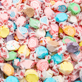 Donty-Tonty salt water taffy 2lb packaging on display, ideal for gifts and parties.