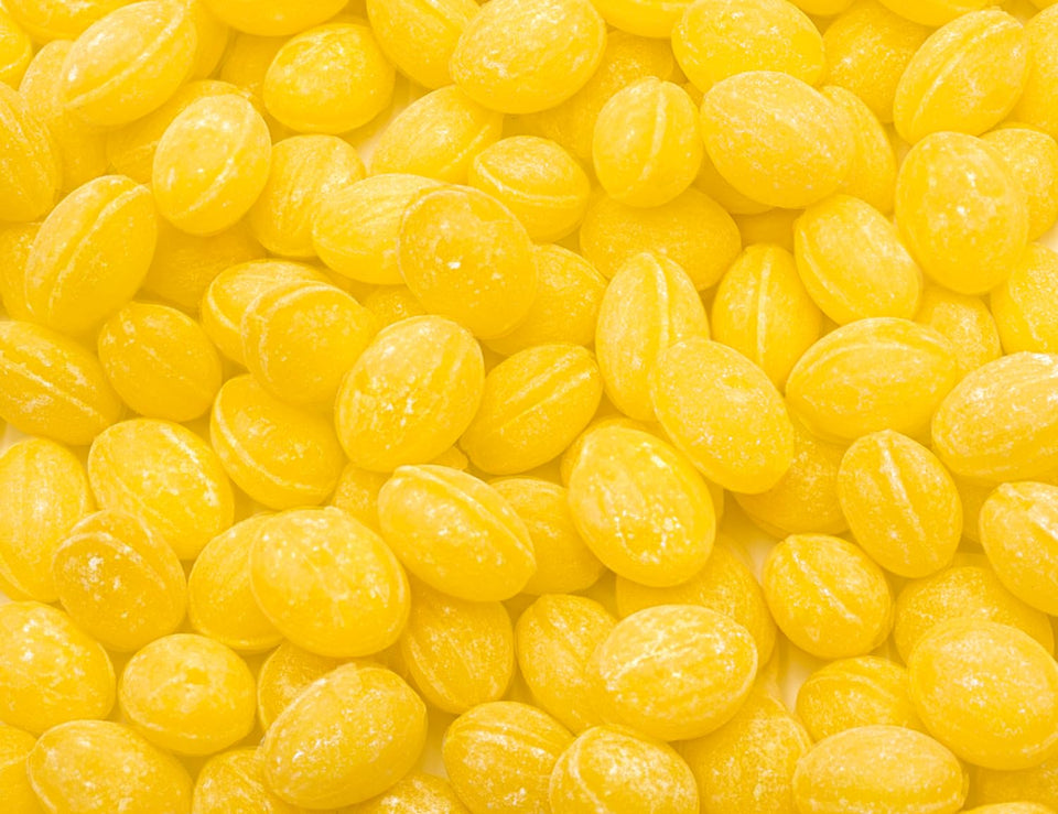 Donty-Tonty Sanded Lemon Drops front view for bright, classic candy snacking.