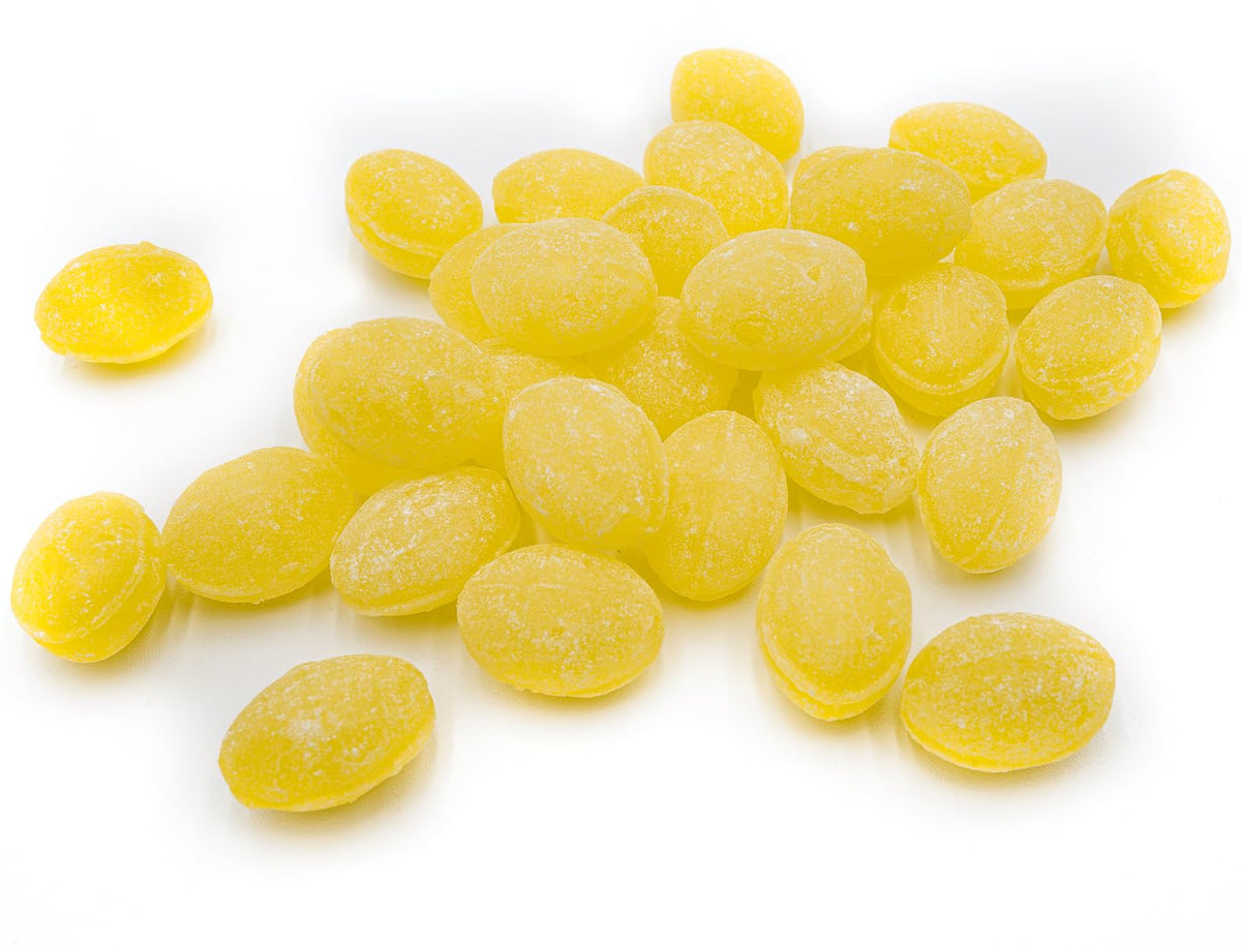Donty-Tonty Sanded Lemon Drops on kitchen counter, ready for a quick treat.