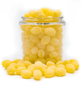 Donty-Tonty Sanded Lemon Drops in bowl, satisfying lemon aroma and easy serving.
