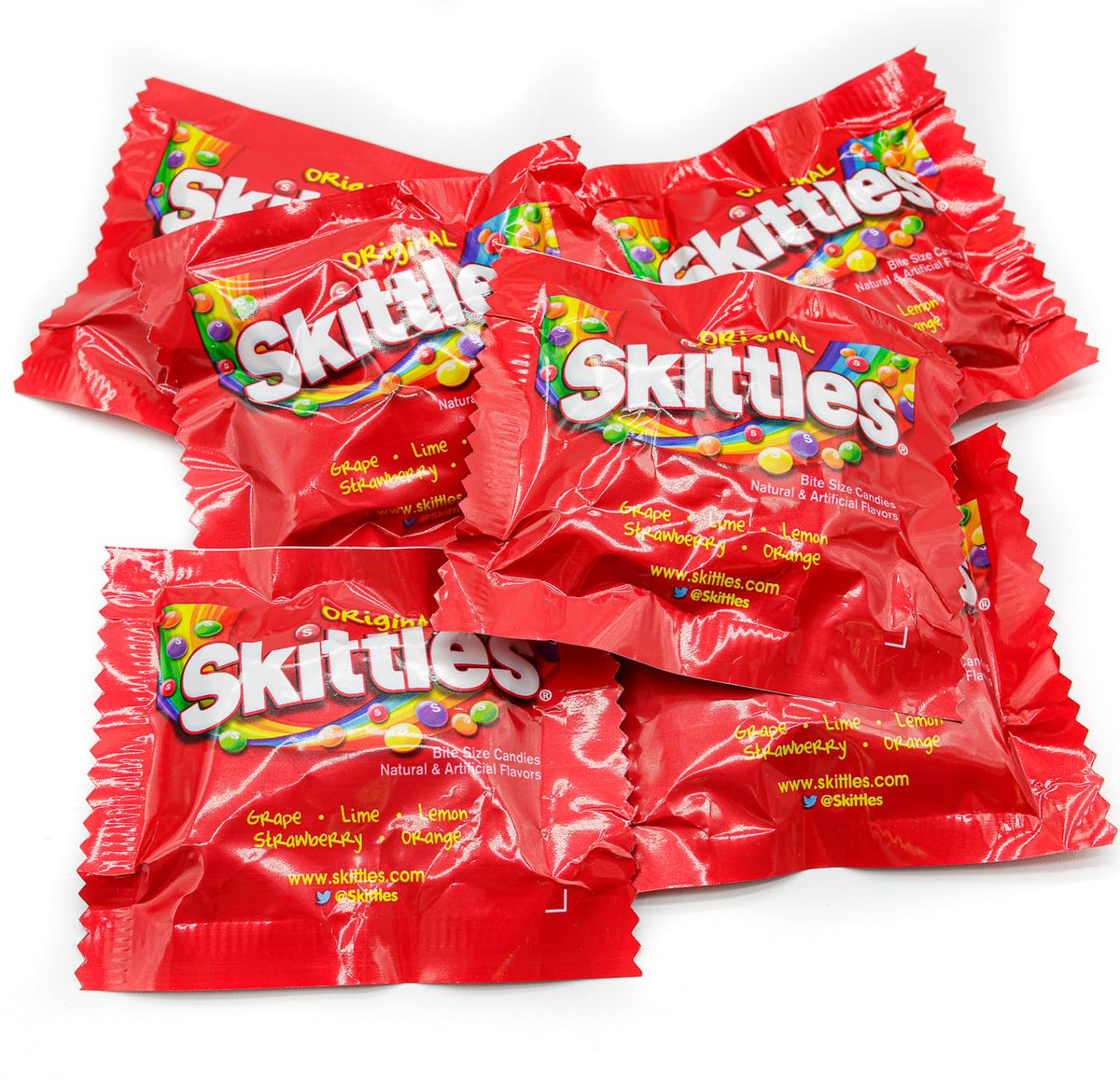 Donty-Tonty Skittles bag clear packaging protects freshness