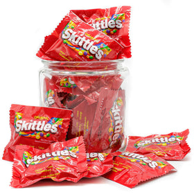 Donty-Tonty Skittles fresh candy in clear packing
