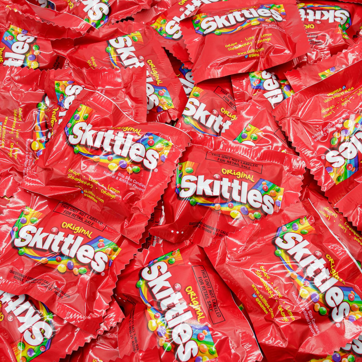 Donty-Tonty Skittles original fun size 2lb bulk bag ready for sharing