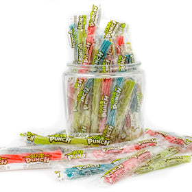 Donty-Tonty Sour Punch Twists individually wrapped pieces for hygienic on-the-go snacking.