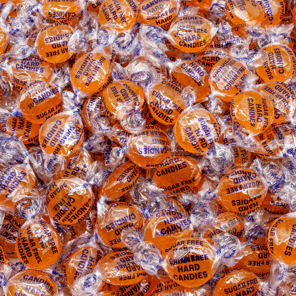 Donty-Tonty sugar-free butterscotch candy in a 2 lb bulk bag for sharing.