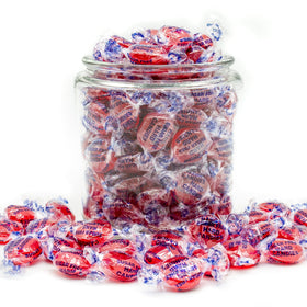 Donty-Tonty cinnamon hard candy on desk or in kitchen for quick snack