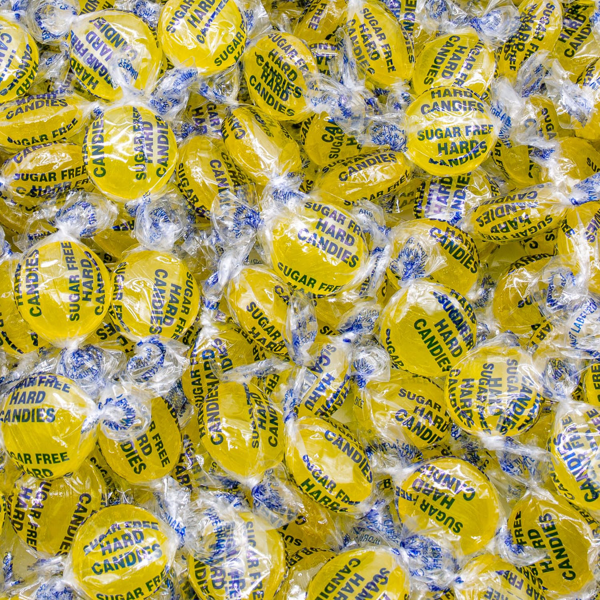 Donty-Tonty Sugar Free Lemon Drops packaging in a clear bag, ideal for quick on-the-go snacking.
