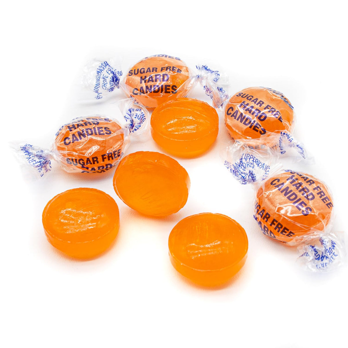 Donty-Tonty sugar-free butterscotch hard candy packaging shot demonstrates clear storage and visibility.