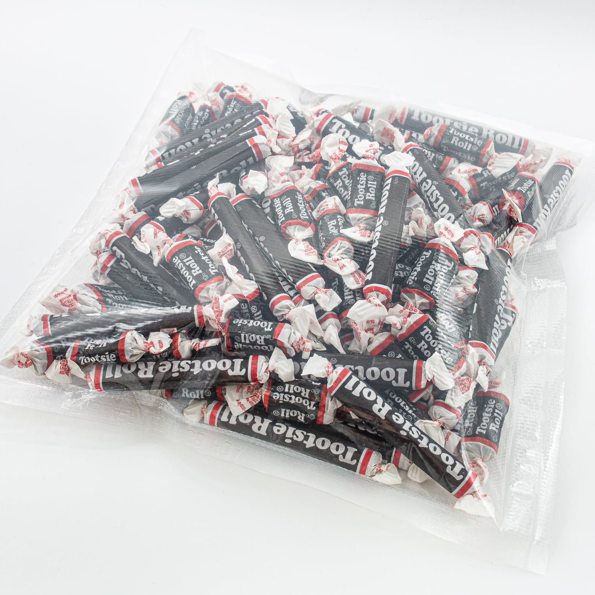 Donty-Tonty gluten-free labeling on Tootsie Rolls packaging.