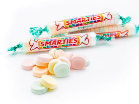 Gluten free and vegan friendly Donty-Tonty Tropical Candy Rolls for inclusive treats
