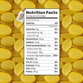 Donty-Tonty Turmeric Ginger ingredients highlight real spices for a wholesome bite.