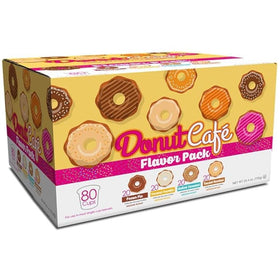 Donut Café Coconut Crumble pods for Keurig, tropical aroma in seconds