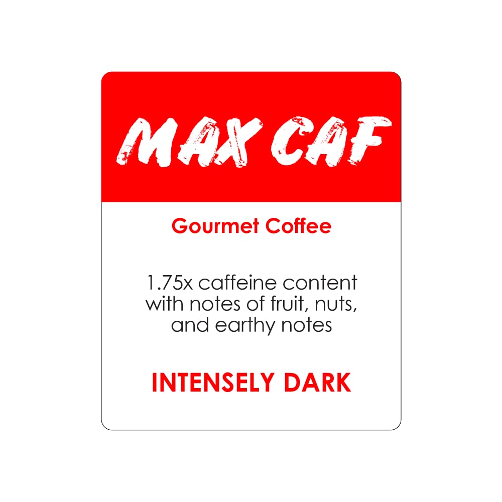 Donut Café one-point-fivex caffeine pods for mornings with an extra kick.