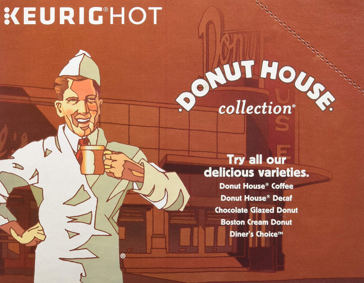 Donut House Collection 24-count box provides versatile, everyday caffeine options.