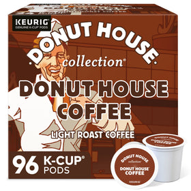 Donut House Collection light roast k-cup pods for a smooth start to your day.