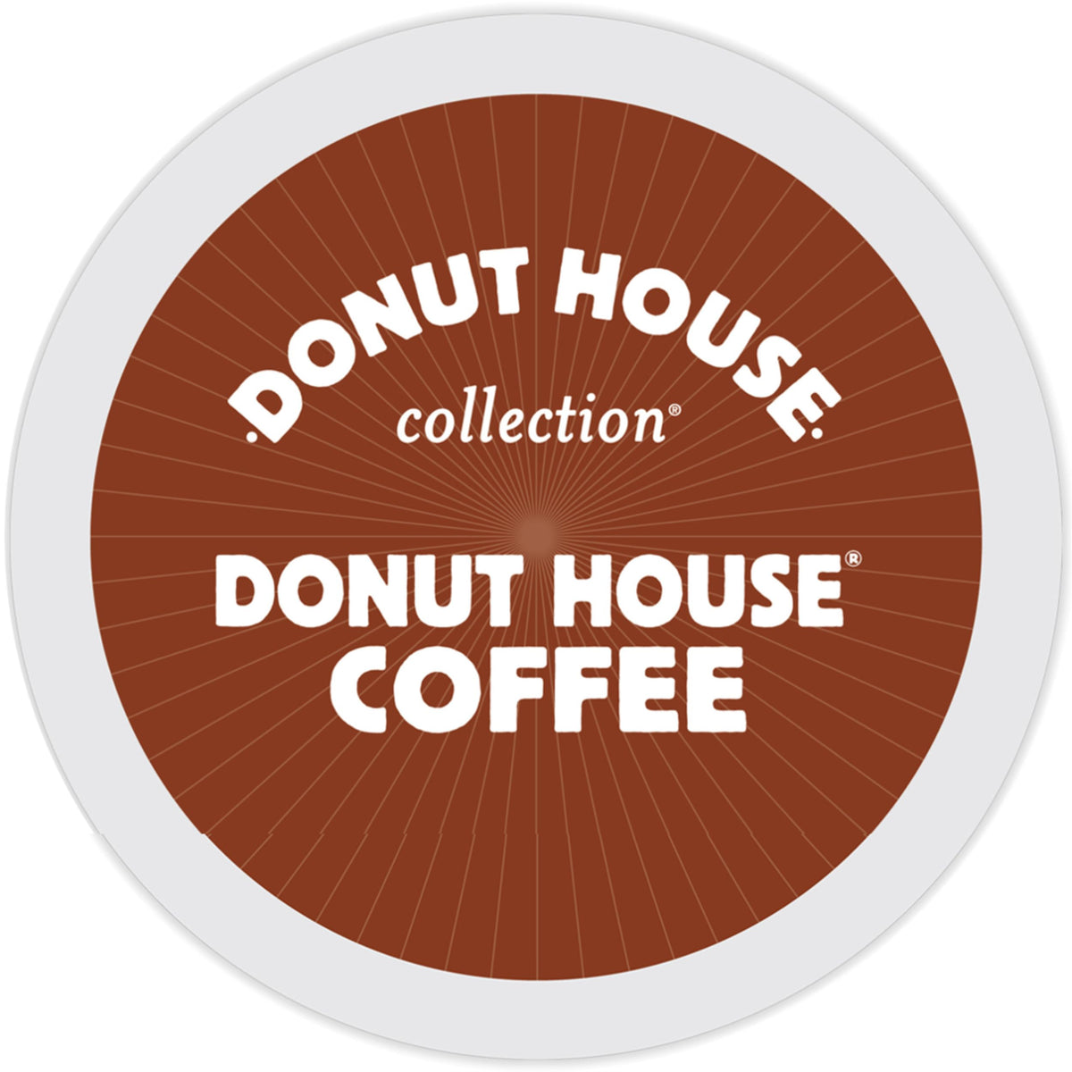 Close-up of Donut House light roast pods delivering a smooth, dependable cup