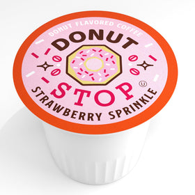 Donut Stop coffee pod compatible with 2.0 Keurig brewers for easy use