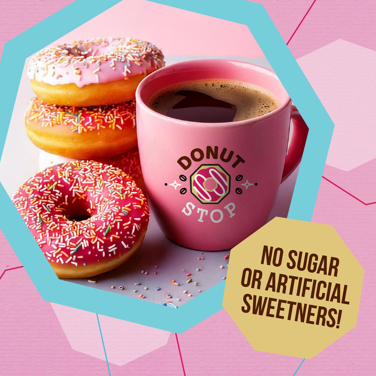 Donut Stop kosher-certified pods provide convenient, pantry-ready options.