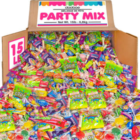Dooboe bulk 15lb assortment—vibrant wrapped sweets for parties and gatherings.