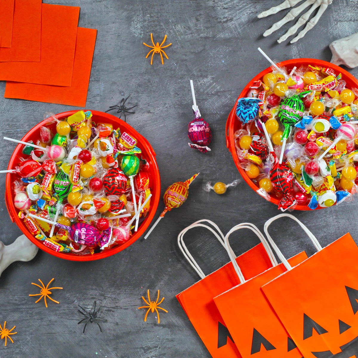 Dooboe bulk candy storage with two bags for easy party organization.