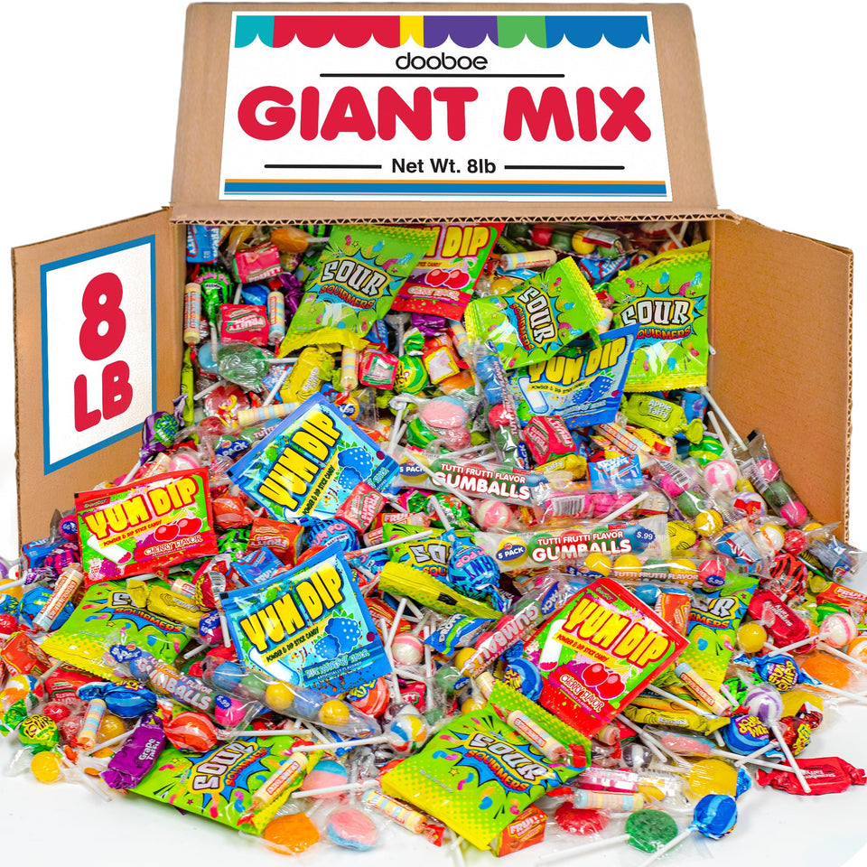 Dooboe Cinco de Mayo candy assortment bag open for party snacking and sharing