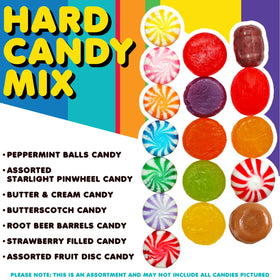 Dooboe hard candy assortment close-up featuring fruity flavors for treat trays