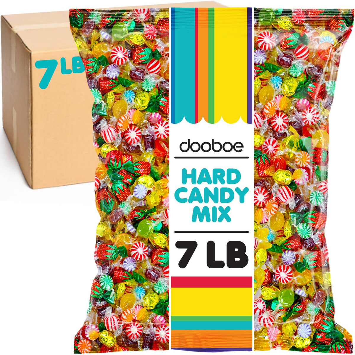 Dooboe hard candy mix 7 lb bulk bag stocked for large gatherings
