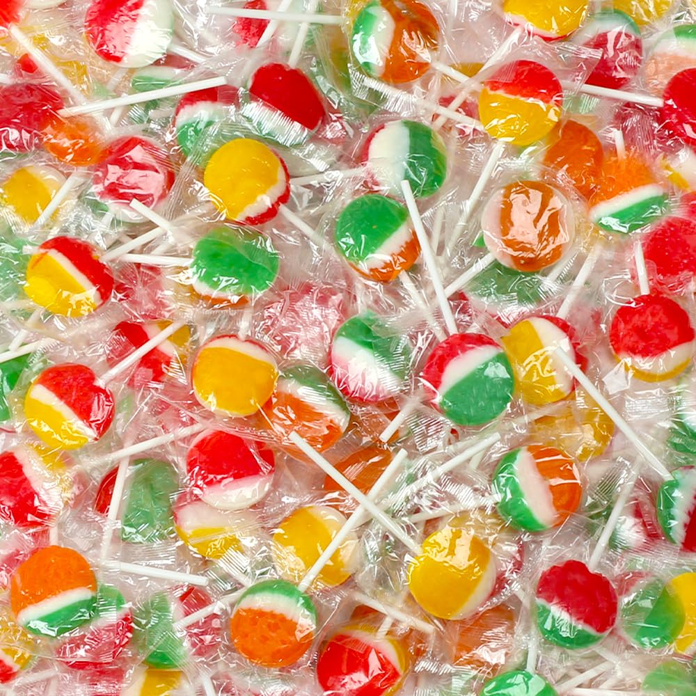 Dooboe Lollipops multicolor swirl visuals inviting kids to a fun treat at events.